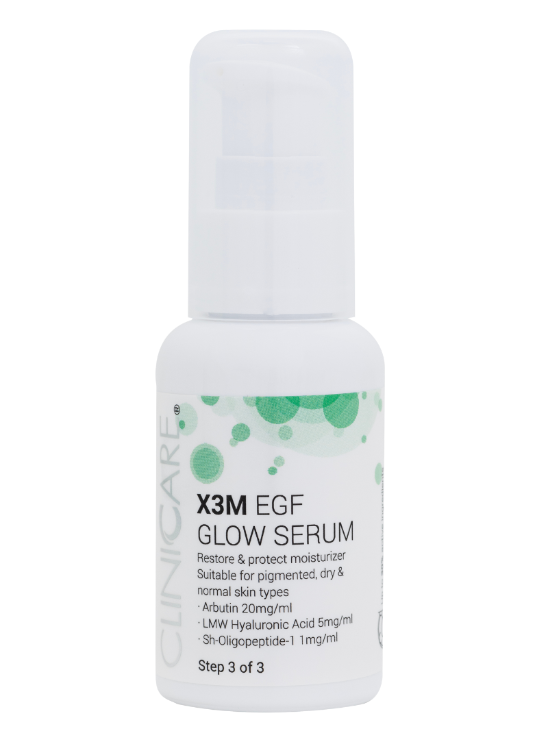 CliniCare X3M EGF Glow Serum 50 ml met verpakking