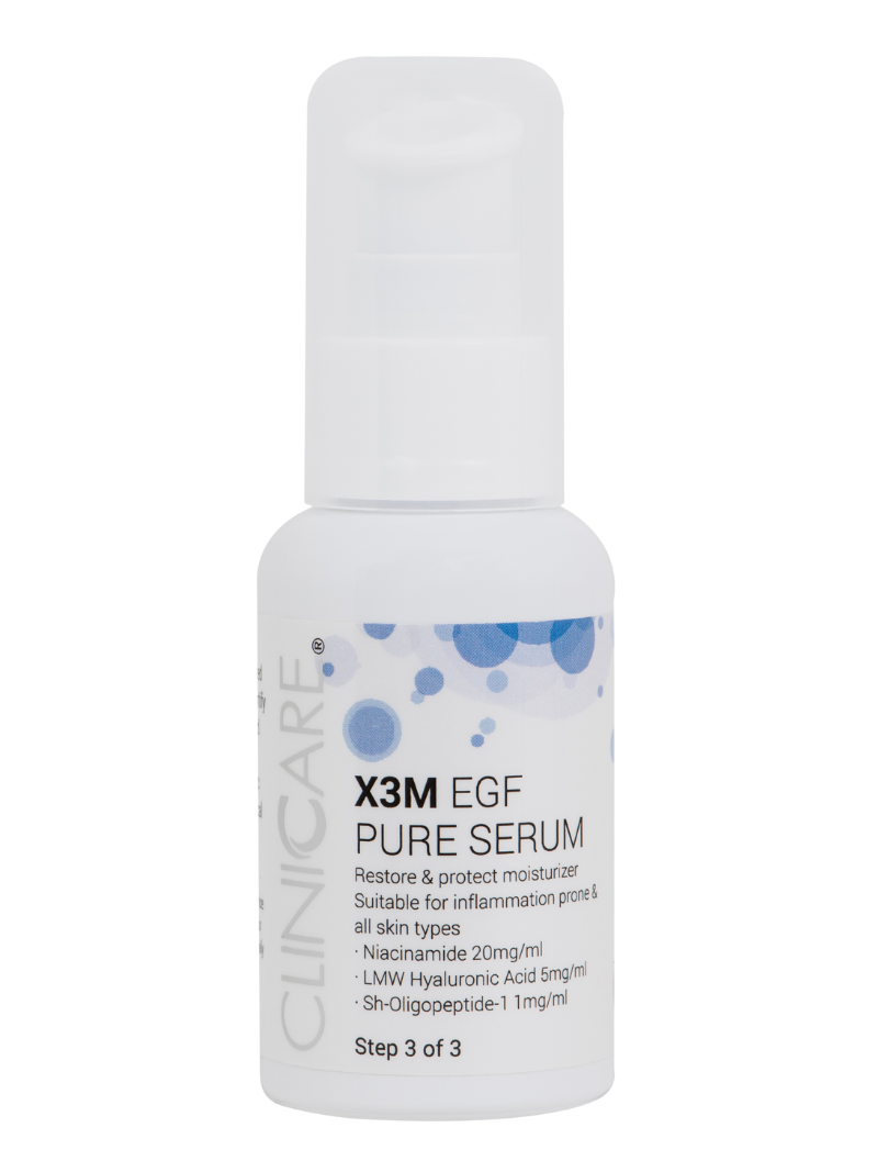 CliniCare X3M EGF Pure Serum 50 ml met verpakking