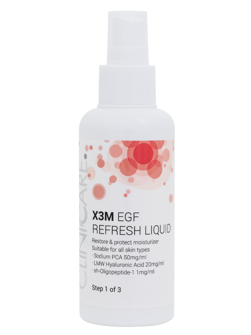 CliniCare X3M EGF Refresh Liquid Moisturizer 100 ml met pompje