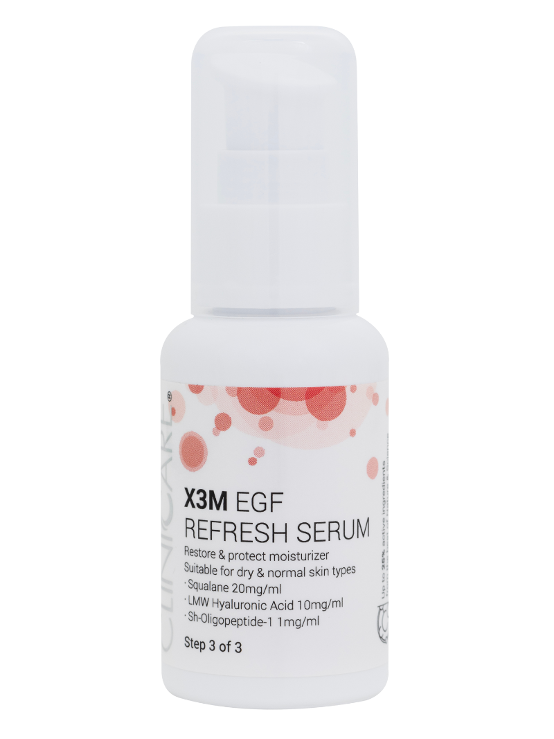 CliniCare X3M EGF Refresh Serum 50 ml met verpakking