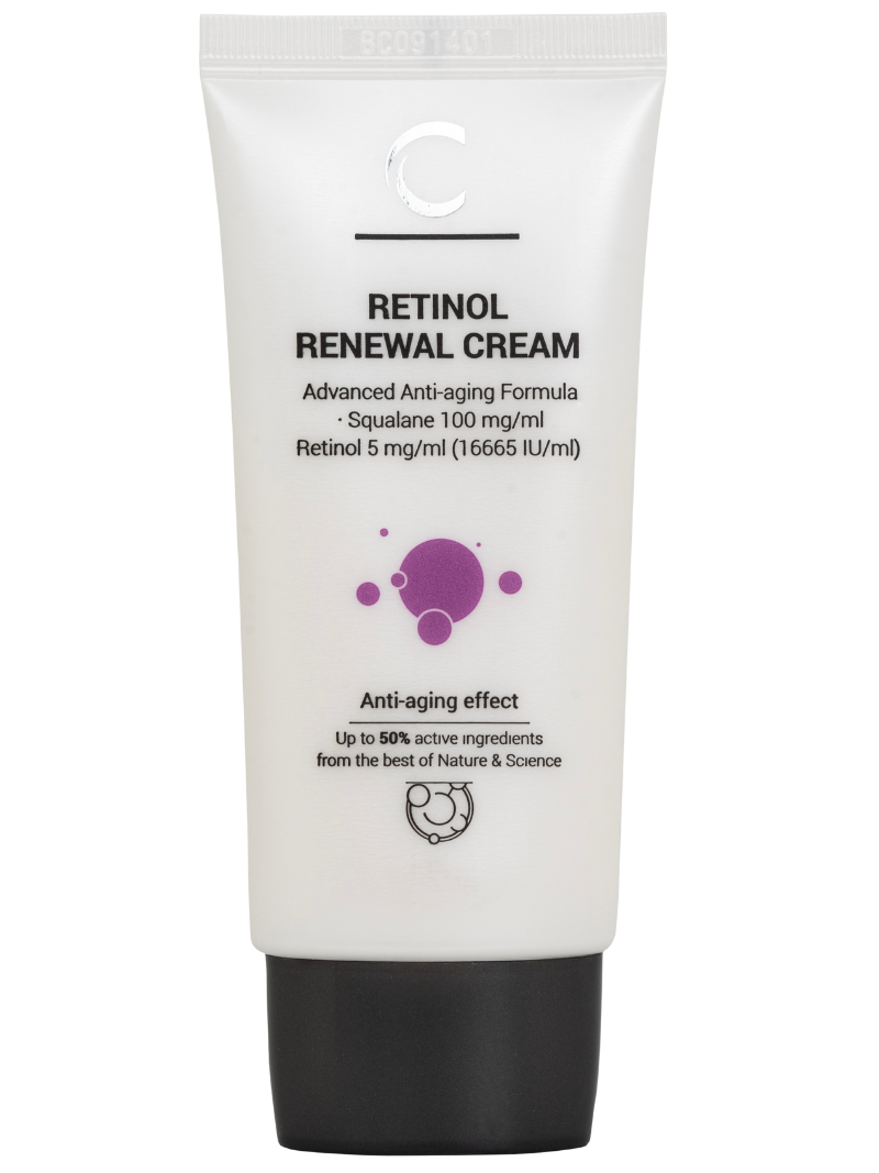 CliniCare Retinol Renewal Cream 50 ml met verpakking